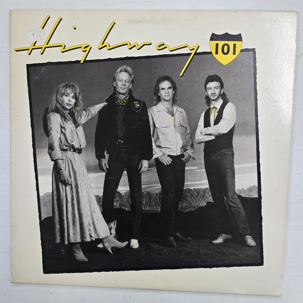 Highway 101 - Self Titled LP VG+/VG+ Country 1987 Vintage Vinyl Original Press